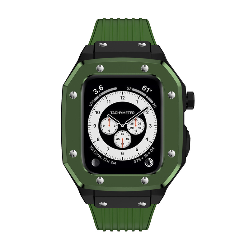 現品はapple watchアップルストラップg 19一体時計ケースシリコン合金保護カバーに適用されます。|undefined