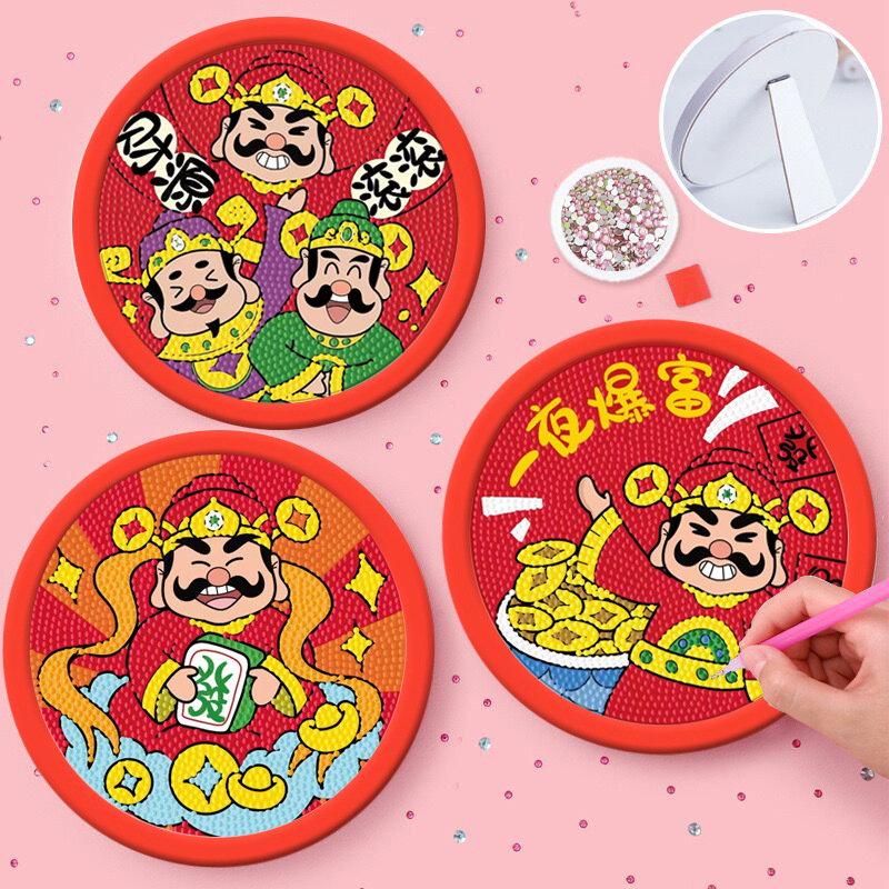 Diamond Sticker Handmade Cartoon Ling Na Belle Wholesale Diamond Painting DIY Masonry Painting Toy Gift