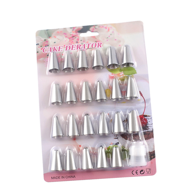 Decorating spout Set 7/11/23 head cream spout set stainless steel spout cake decorating set baking tools
