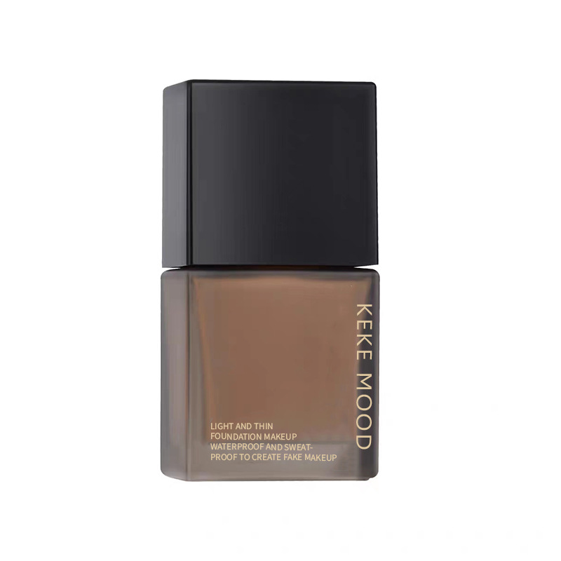 KeKeMood small square bottle Foundation liquid long-lasting concealer no makeup oil control moisturizing brightening student cheap female