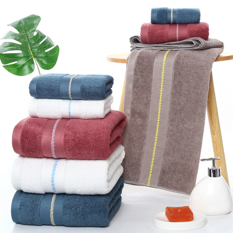 Bamboo fiber towel soft thick absorbent beauty towel a generation of advertising gifts towel bath towel hot sale
