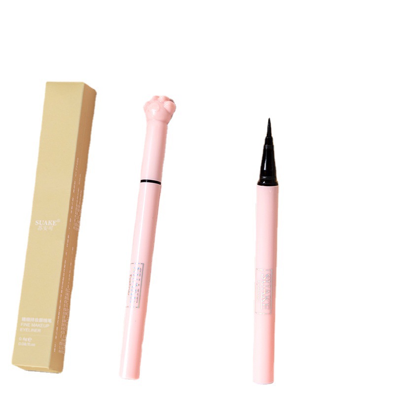 Cross-border makeup Su Anke cat claw Eyeliner Liquid thin head beginner not easy to smudges eyeliner pen foreign trade