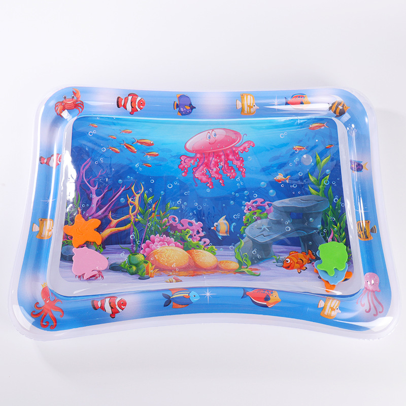 pvc Pat water mat climbing mat for boys and girls inflatable marine animal Pat water mat for baby crawling Pat water bag