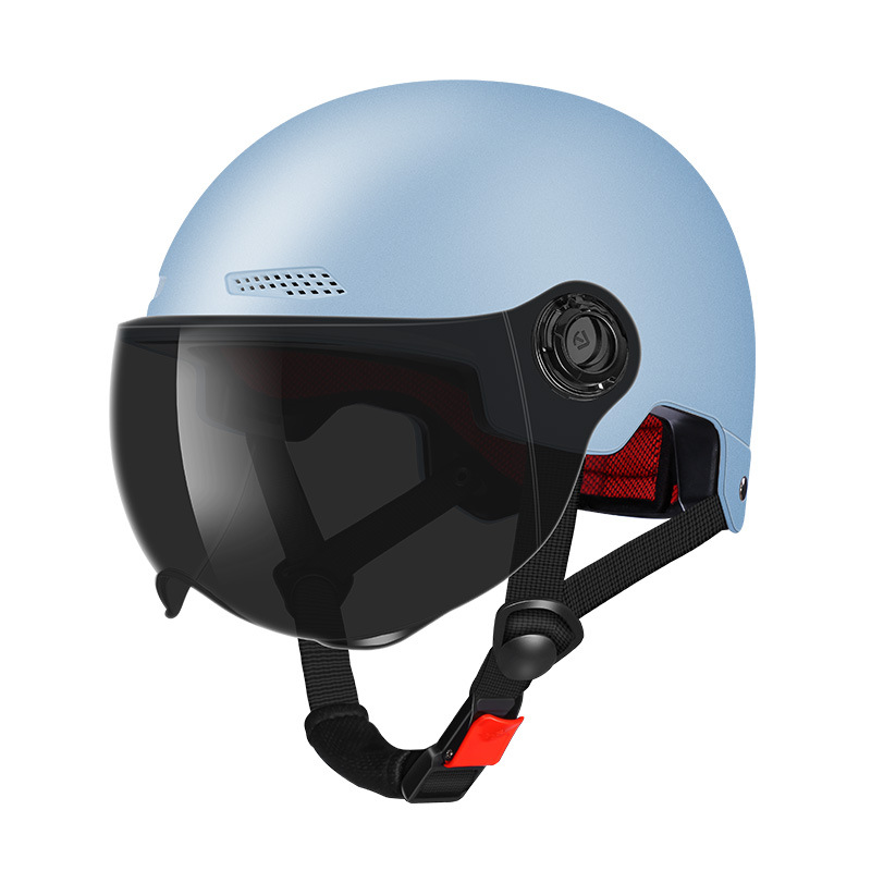 3c Certification Helmet Electric Car Men's And Women's New National Standard Summer Sunscreen Helmet Solid Color Four Seasons Half Helm_voghion.com