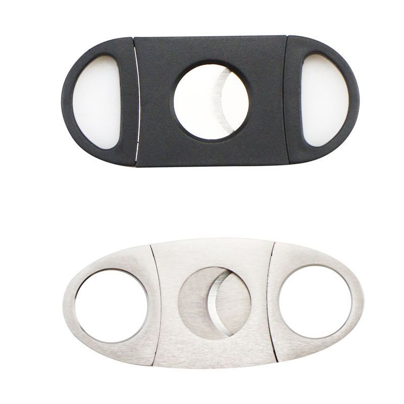 Stainless steel double-edged Cigar scissors modern simple Cigar scissors cigar cigarette cutter cigarette scissors