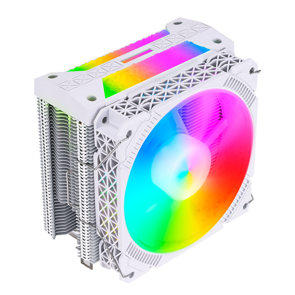 Desktop computer 4 copper tube cpu radiator mute 1155 air cooling cooling fan computer cpu fan cooling