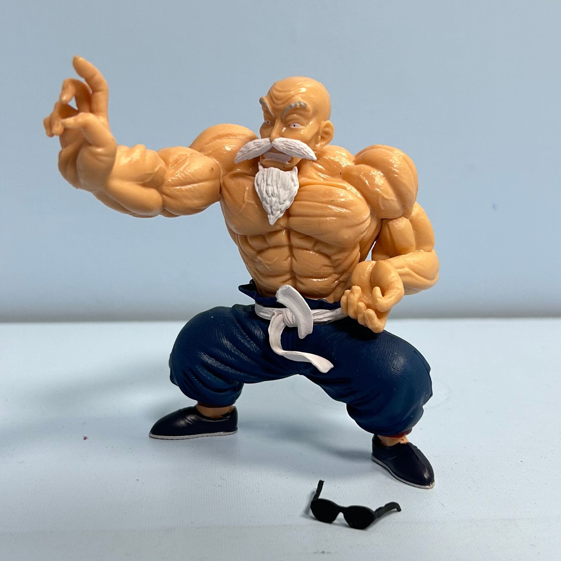 Dragon Ball Anime Hand-made Tide Clothing Skateboard Muscle Master Roshi Saiyan Gotian Teacher Model Desktop Ornaments
