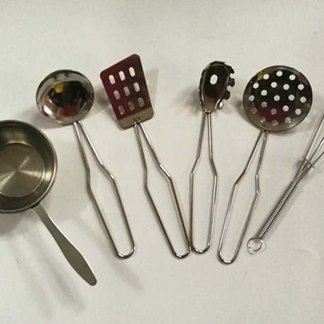 Stainless steel cooking small shovel spoon colander spoon soup spoon mini egg beater tool spoon hardware accessories