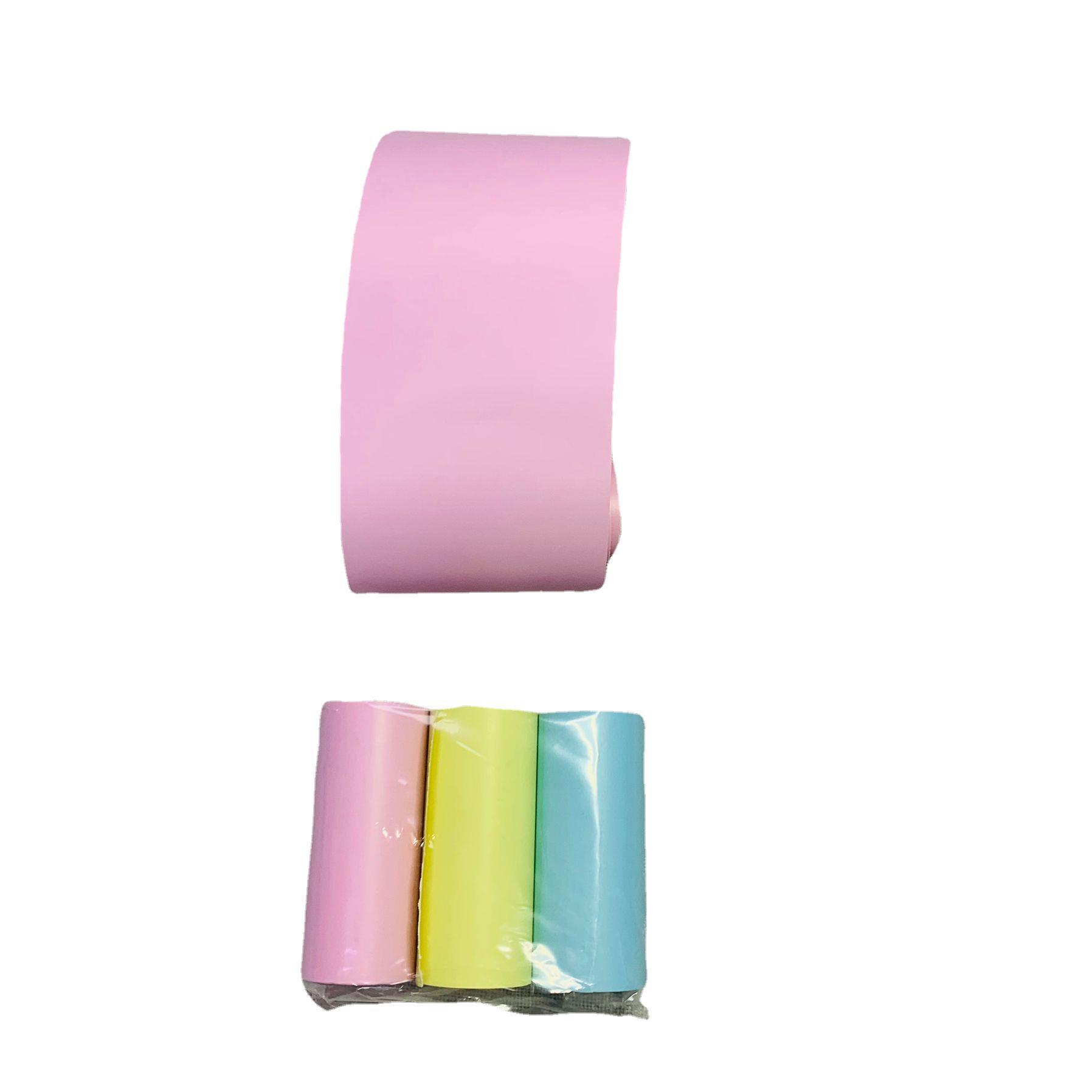 57x 25 wrong printer Meow machine adhesive printing paper transparent photo die-free small ticket paper can be pasted