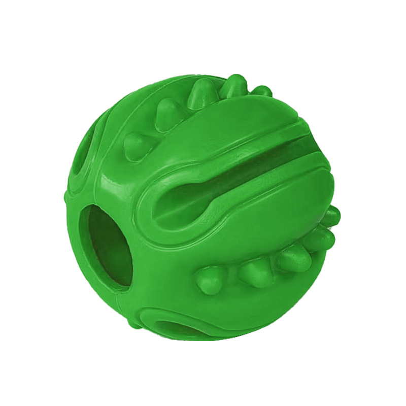 Dogs Dental Cleansing Leakage Food Toys to relieve boredom, bite-resistant and not hurt teeth, soft and fun interactive throwing toy balls