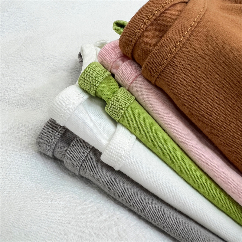 Children's Long Sleeve T-Shirt Cotton New Girls Backing Shirt Baby Inner Shirt Boys' Jacket Autumn Children's Wear Wholesale