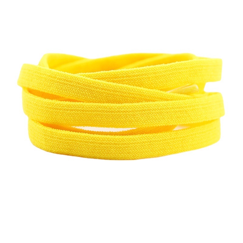 Magnetic Buckle Lazy People Tie-free Shoelace Rope Buckle Men's and Women's Elastic Elastic Children's White Tie-free Flat Fixing Artifact