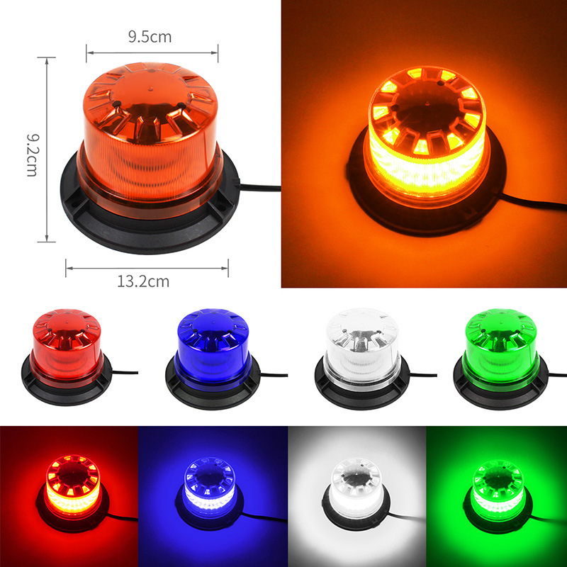 適用フォークリフトLED警告灯24LEDフラッシュランプ車載ストロボルーフランプ自動車安全スクールバス信号灯|undefined