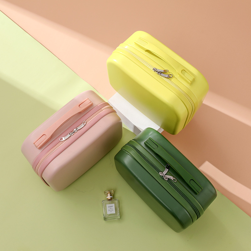 Factory wholesale travel Women's Mini Portable small case 14 inch cosmetic case luggage new student light boarding