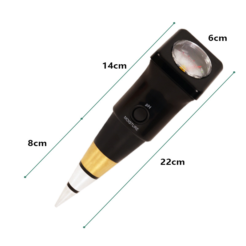 Soil moisture meter greenhouse rice seedbed soil ph tester high precision agricultural ph soil detector