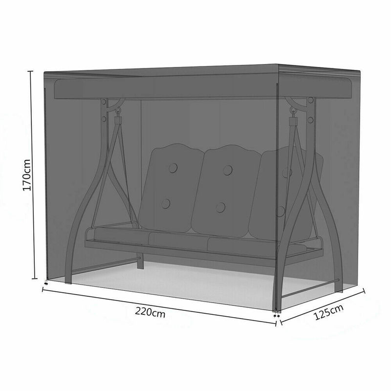 防水屋外ガーデンスイングチェアカバーヤード防塵カバーサポートカスタマイズ|undefined