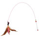 Steel wire feather cat stick cat toy fishing cat stick feather toy elastic cat stick cat pet toy wholesale