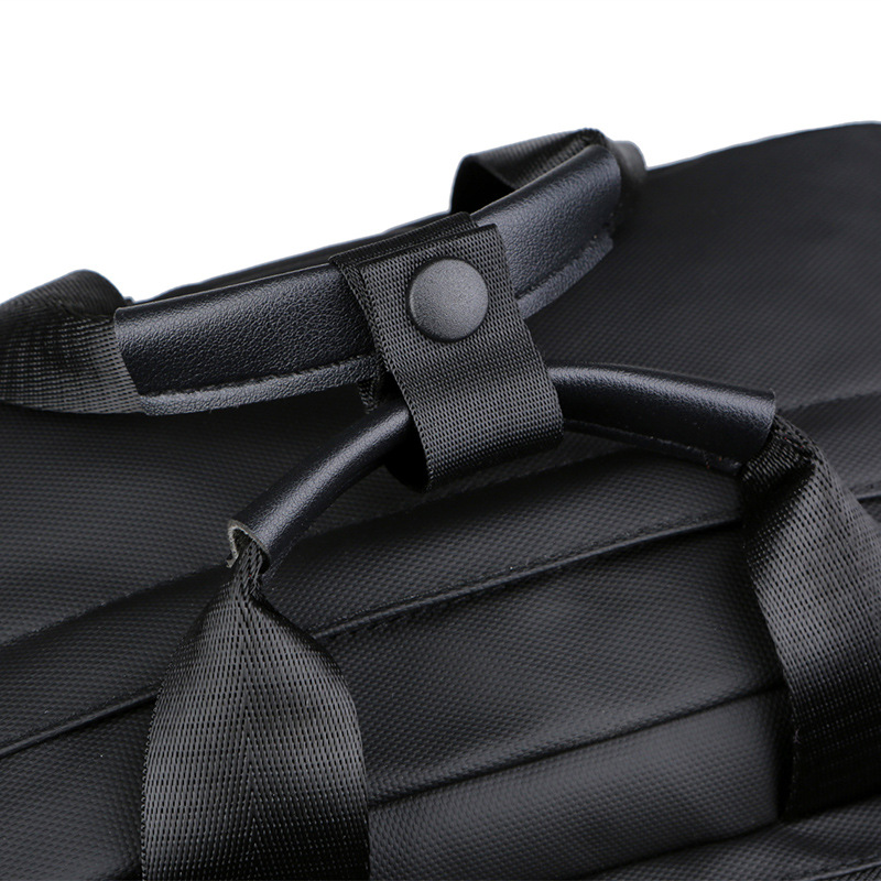 Cross-border Multi-functional Backpack Backpack Men's Laptop Film Computer Bag Black Portable College Style Student Schoolbag