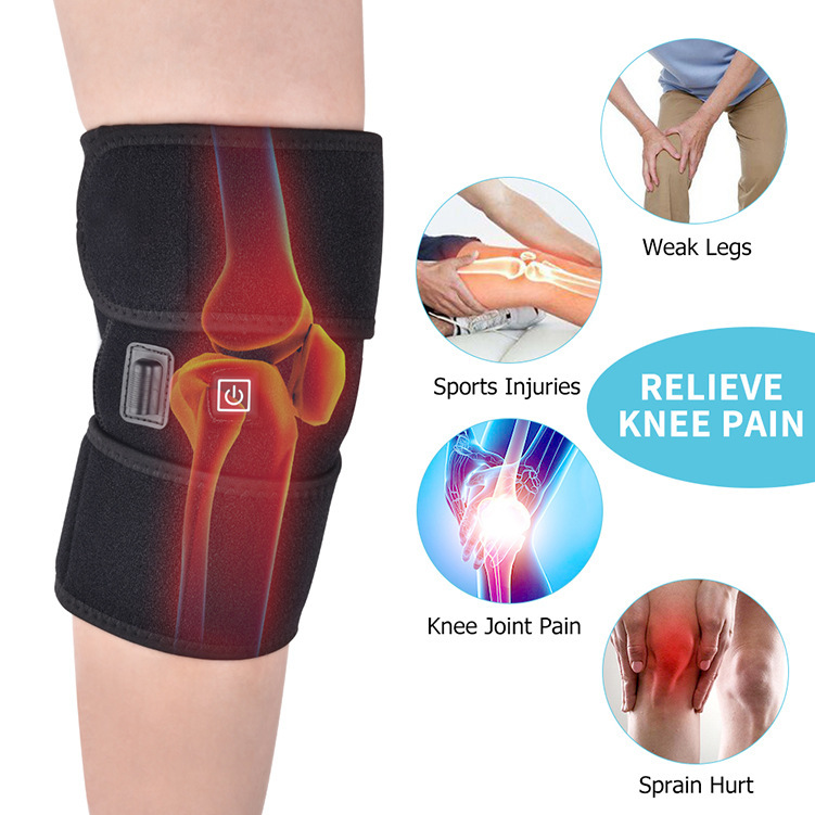 Cross-Border electric heating old cold leg knee pad hot compress moxibustion fever knee pad winter elderly knee warm protective equipment wholesale