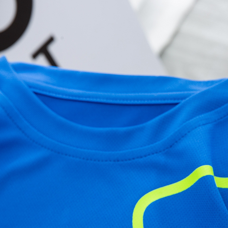 Boys' sports suit summer T thin medium and big children's quick-drying clothes children's short-sleeved shorts two-piece T-shirt shorts