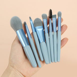 New mini 8 makeup brush set brush eye shadow brush eyelash brush blush powder brush makeup brush factory direct sales