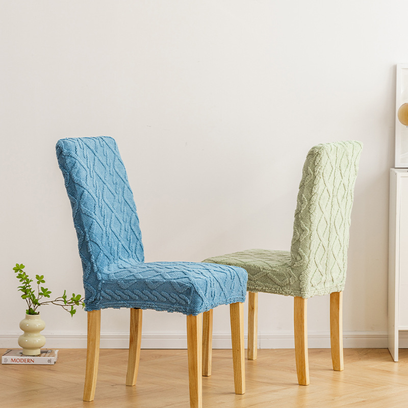 New elastic universal thickened dining chair cover chopsticks cover dining room seat cover backrest integrated wholesale