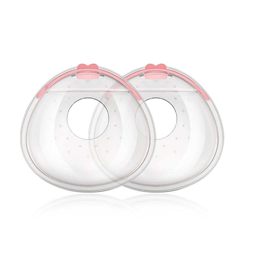 Portable Breast Milk Collector Postpartum Pregnant Milk Collector Milk Storage Cover Leak-proof Reusable/2 PiecesPack