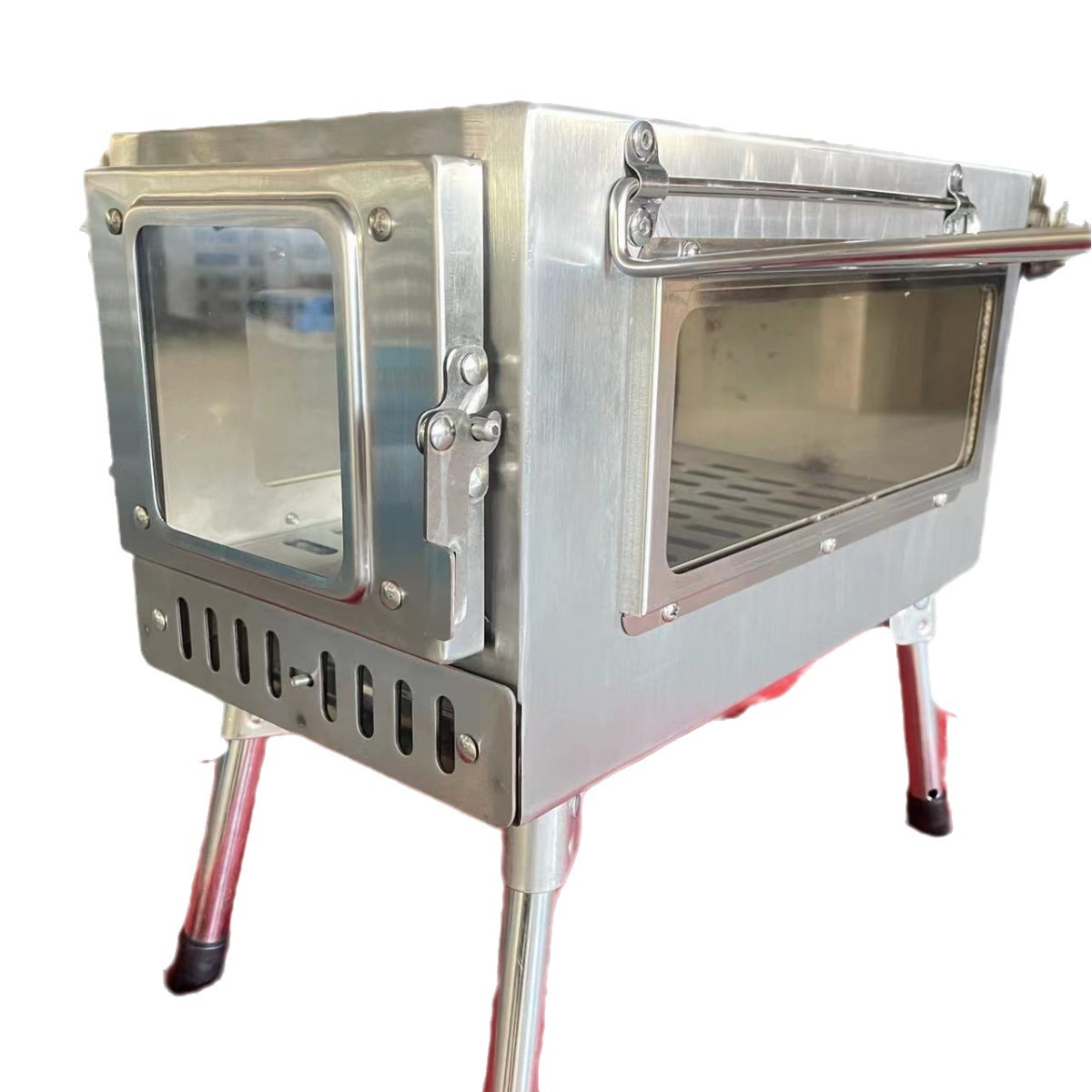 Factory Direct outdoor supplies tent heating stove outdoor barbecue camping firewood stove smoke-free tent stove wholesale