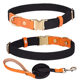Top layer cowhide dog collar lettering pet collar leash soft breathable dog collar medium and large bow tie wholesale