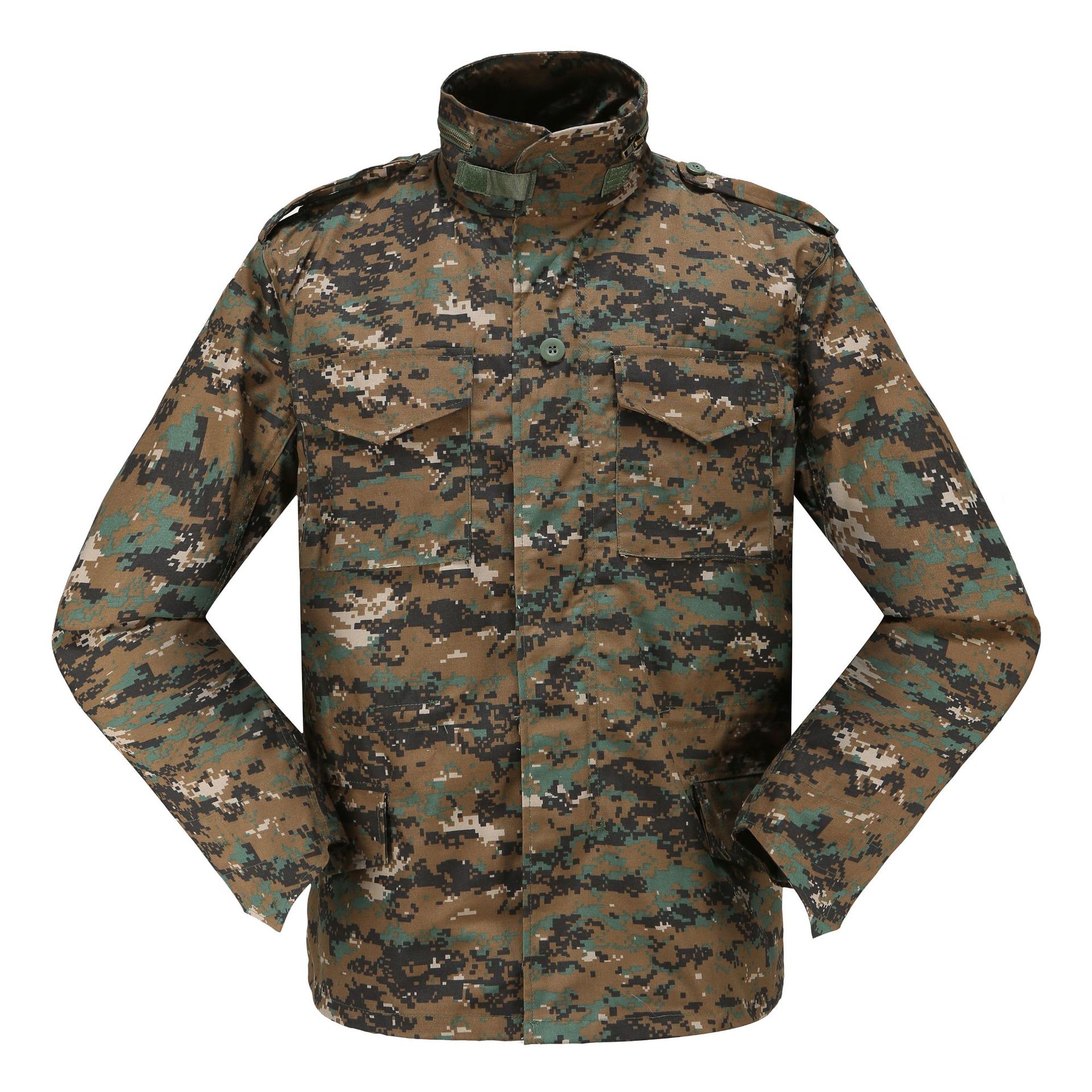 Factory wholesale outdoor tactical M65 windbreaker nylon cotton men's jacket assault jacket overcoat frock waterproof wear-resistant