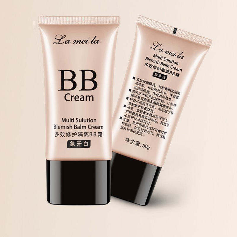 BB Cream Women's Concealer Moisturizing Air Cushion Waterproof Sweat Isolation Natural Oil Control Makeup Lasting Naked Makeup Plain Foundation Liquid