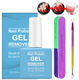 3#Nail remover cream 3-piece set, exclusively for export, domestic sales are prohibited (blue bottle) box OPP bag