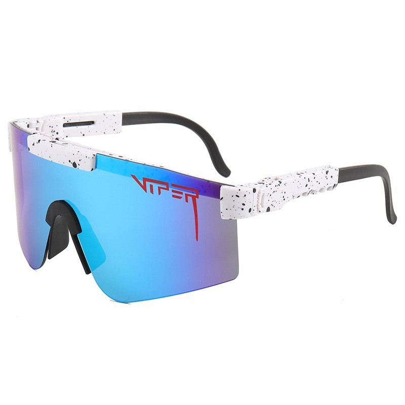 European and American Cross-border Riding Sunglasses Large Frame Colorful Protective Glasses Real Film Windproof Sunglasses Sports Sunglasses