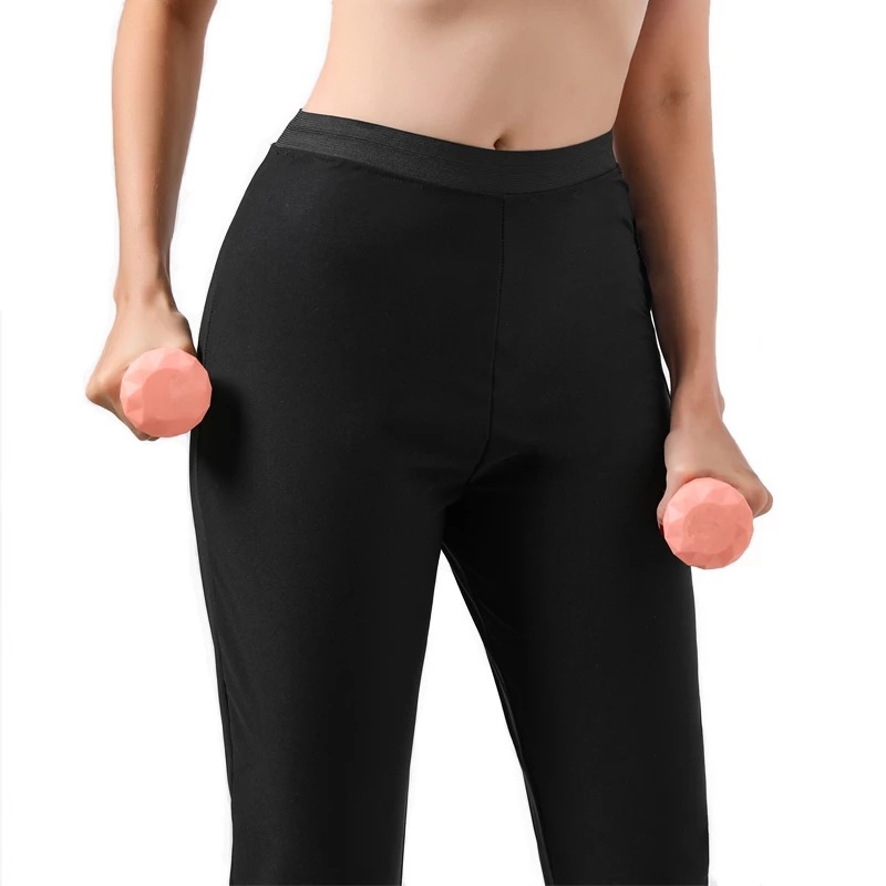 Amazon Men's and Women's Fitness Sweat Pants Yoga Sauna Silver-coated Abdominal Shaping Pants Sauna Pants Waist-tight Shorts