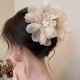 Beige Pearl Petal Clamp