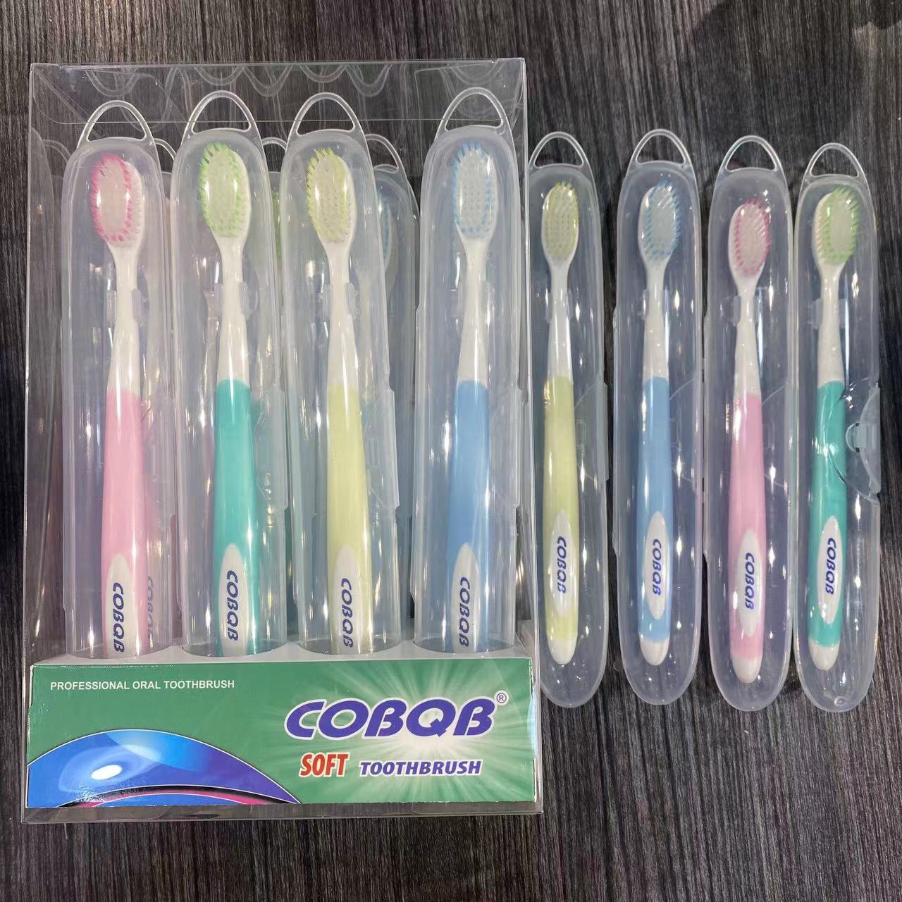 BQB genuine 12 boxed toothbrush toothbrush American set toothbrush soft bristle manufacturers wholesale toothbrush wholesale