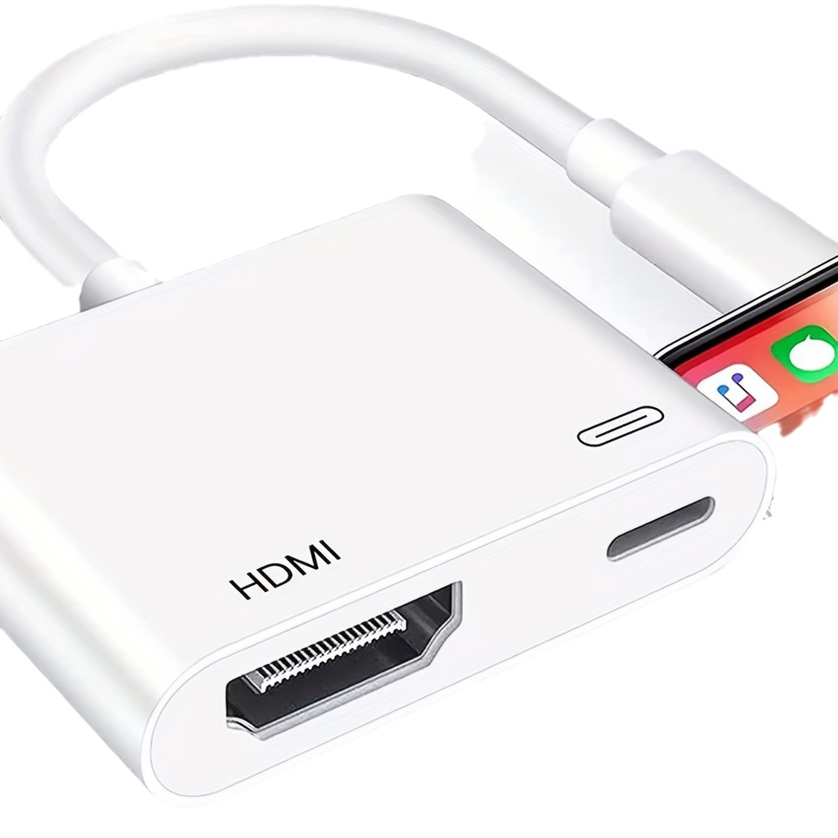 Suitable for Apple Lightning to HDMI screen cable Apple mobile phone to TV HD Video Converter