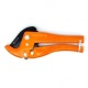 A orange 42mm boutique thick all-steel large scissors (imported Blade)
