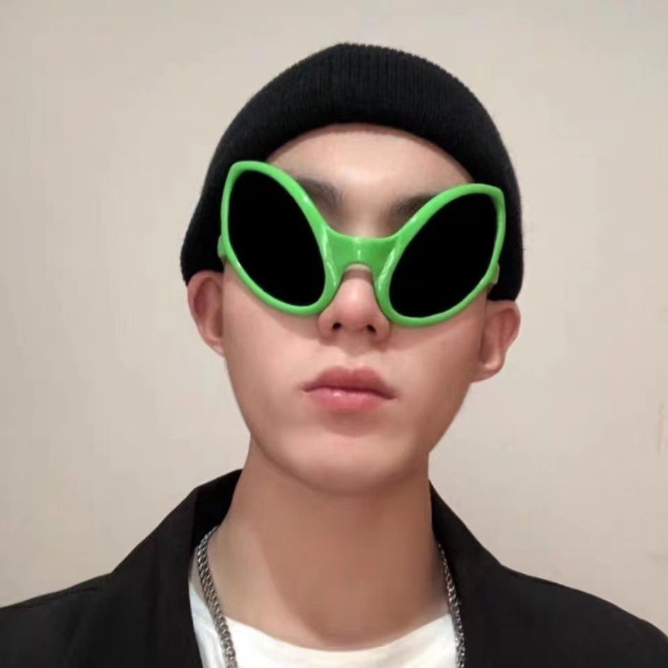 Factory direct men's and women's funny glasses birthday party alien glasses party sunglasses