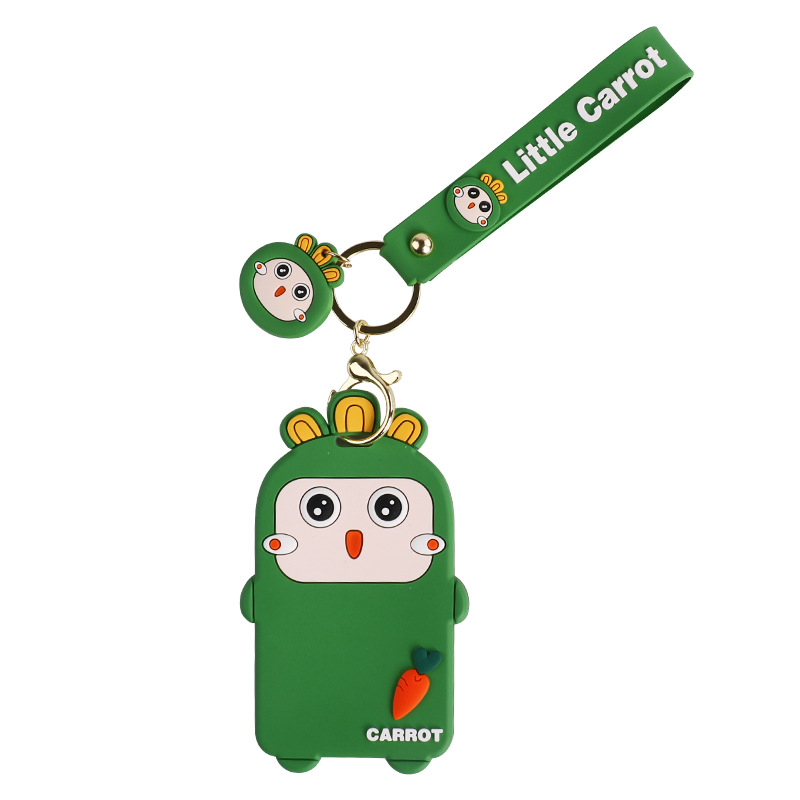 Cute Silicone Card Cover Cartoon Campus Student Meal Card Access Card Cover Work Certificate Card Cover Bus Card Protective Cover