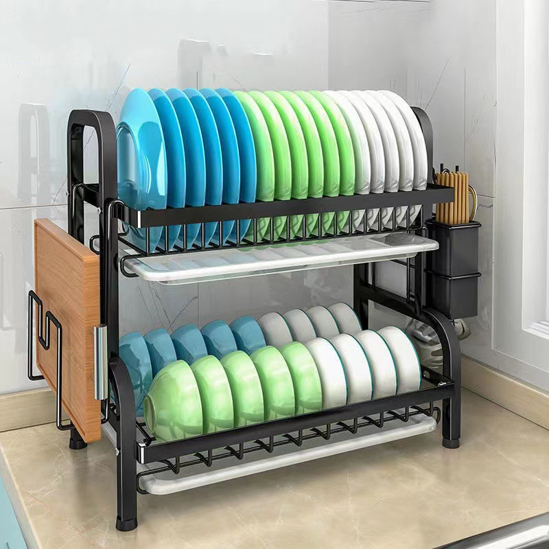 Kitchen Storage Rack New Dish Rack Drain Rack Multi-functional Dish Storage Rack Dish Dish Dish Dish Dish Chopsticks Storage Box