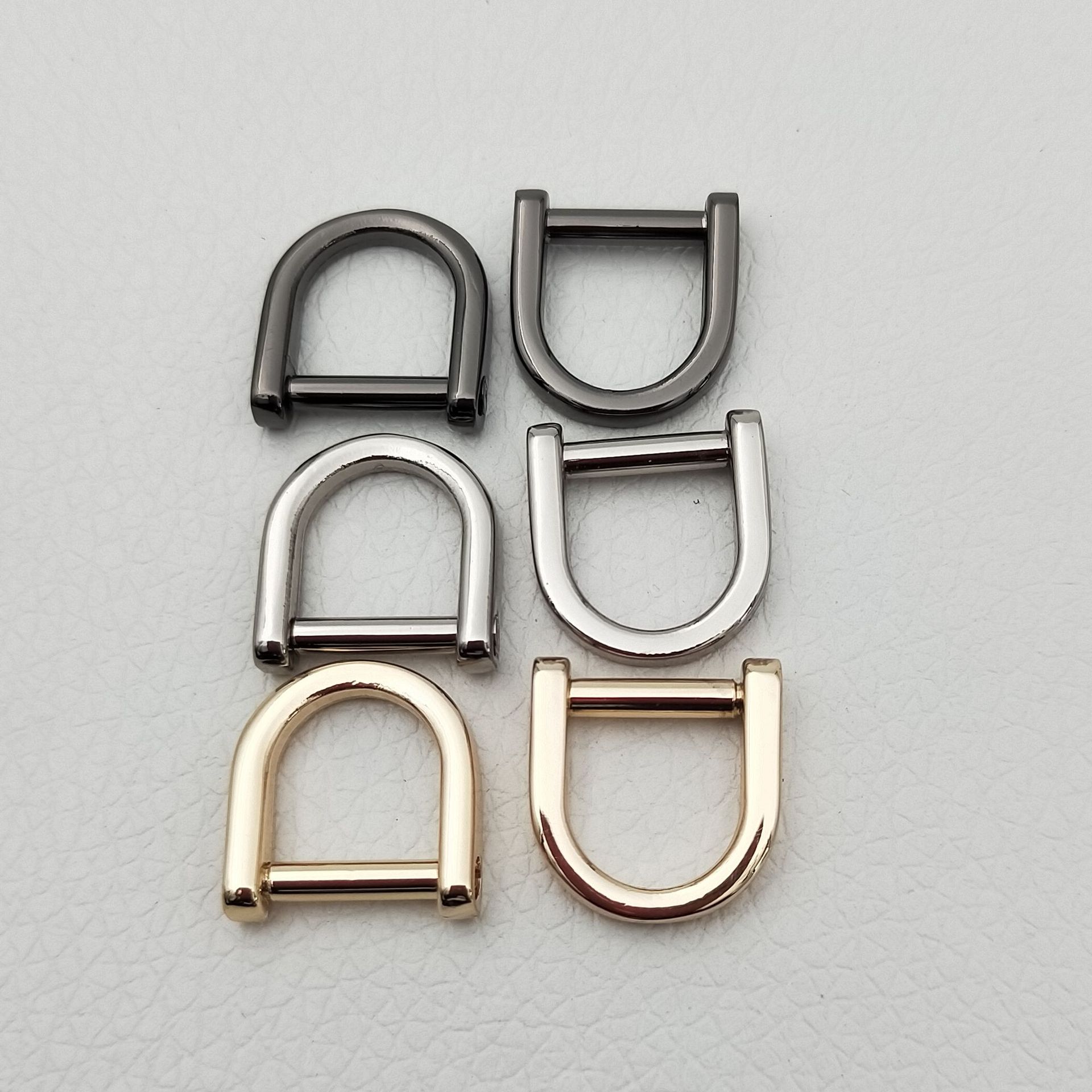 Removable Screw D-Buckle Luggage Hardware Accessories Movable Screw D-Buckle U-Buckle Metal Removable D-Buckle