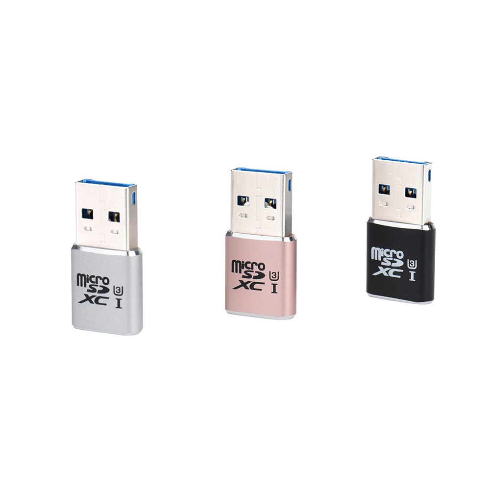 USB3.0 card reader MICRO SD card reader aluminum alloy shell Factory Direct