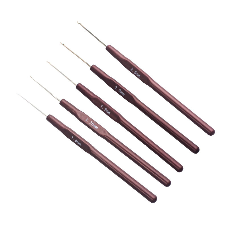 Pen Ultra-fine Crochet Doll Threading Ultra-fine Small Hook Wool Metal Handmade diy Knitting Tool Material Bag