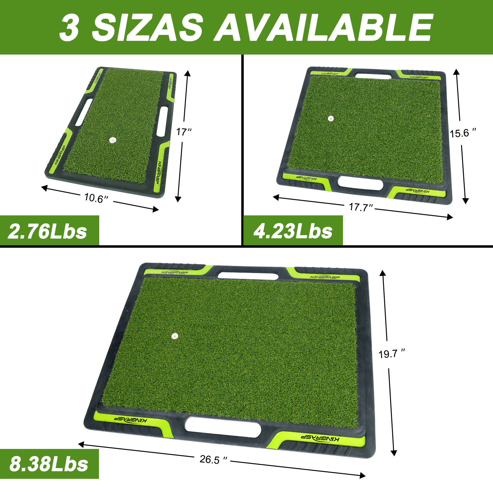 Factory wholesale KINGRASP indoor swing ball pad accessories practice supplies indoor golf pad