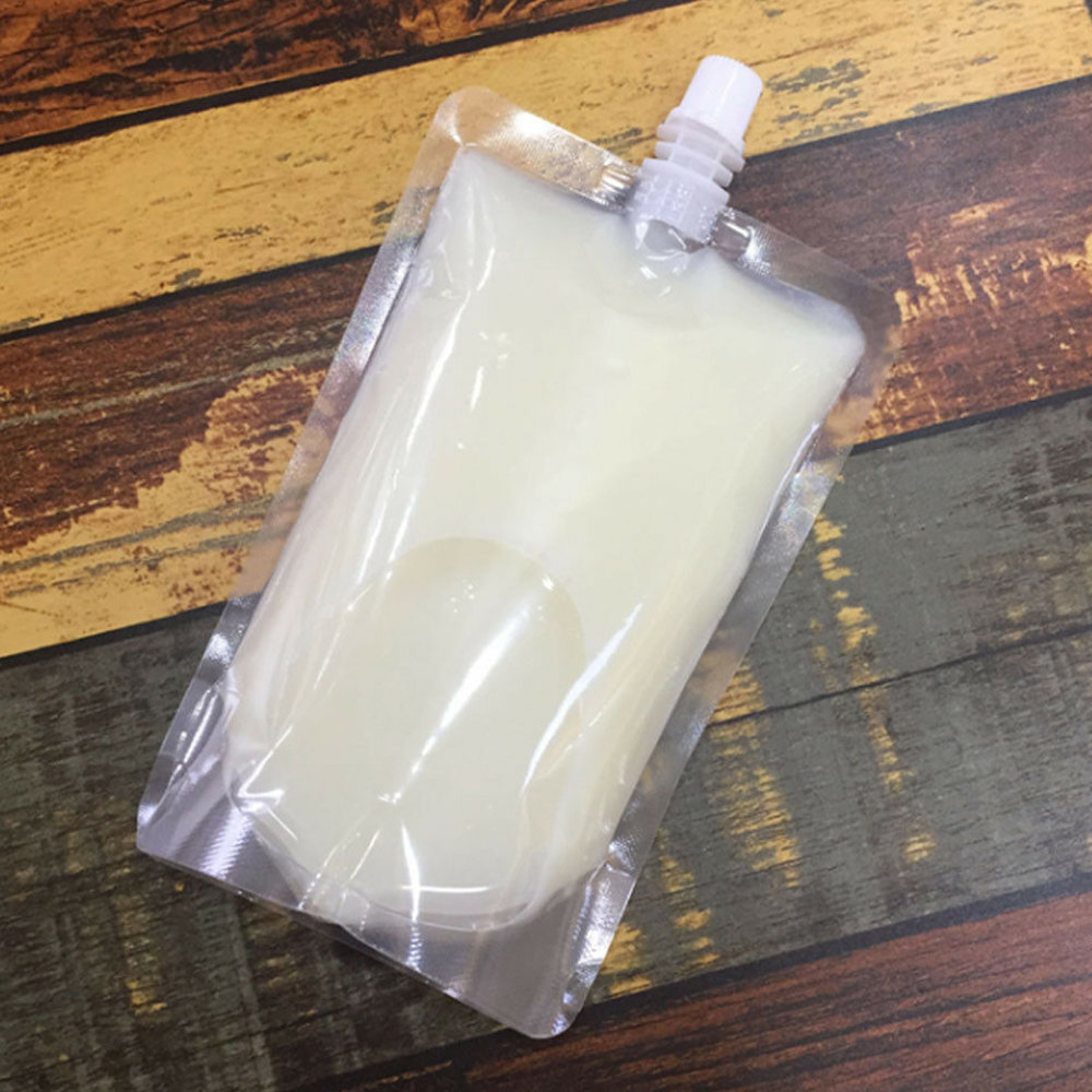 Disposable beverage bag snail powder plum soup soy milk bag takeaway juice bag transparent self-supporting suction nozzle bag printing