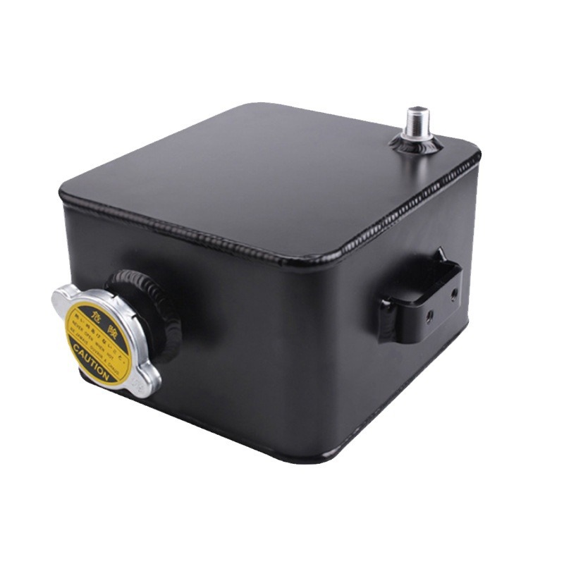 Source manufacturers car modification parts universal aluminum alloy auxiliary water tank cooling kettle 2.5L with water tank cover