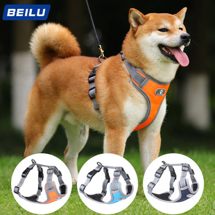 Cross-border Dog Traction Rope Anti-break-free Reflective Medium and Large Dog Strap Vest Dog Rope Pet Chest Strap