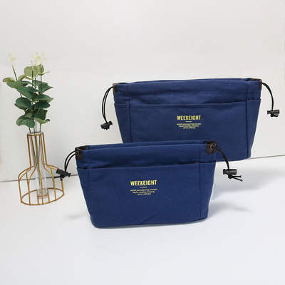 Amazon Spot Simple Canvas Bag Practical Bag Travel Storage Bag Portable Cosmetic Bag Mummy Storage Bag