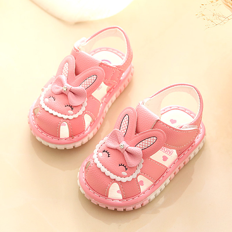 2023 Summer Baby Shoes sandals princess shoes soft soled toddler shoes children's sandals embroidered women's baby shoes 0-2 years old